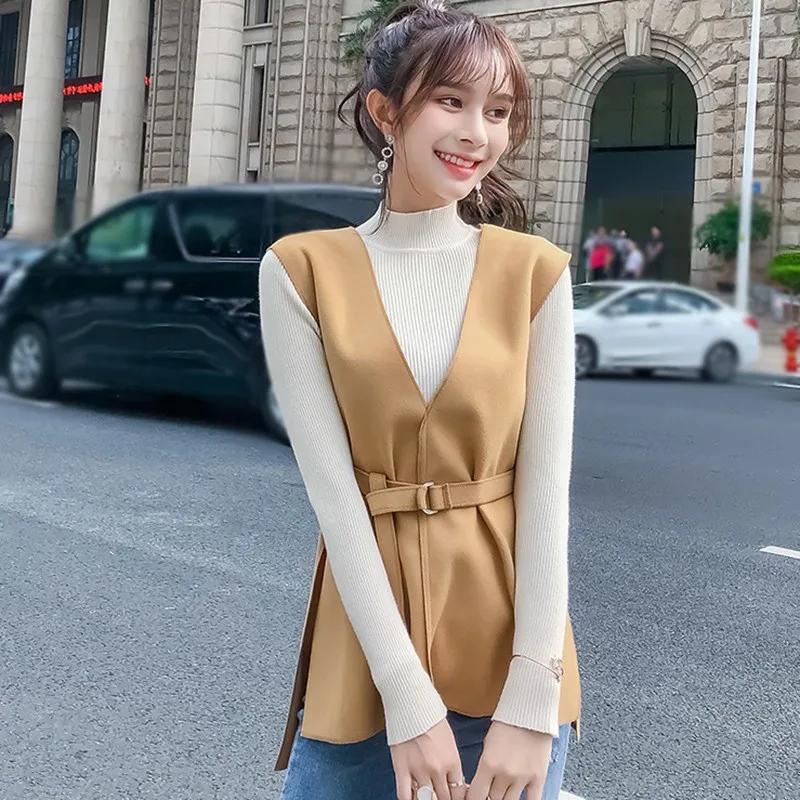 Autumn Fashion V-Neck Loose Wild Sleeveless Waistcoat Vest Jacket Womens Coat Outer Wear
Autumn Fashion V-Neck Loose Wild Sleeveless Waistcoat Vest Jacket Womens Coat Outer Wear