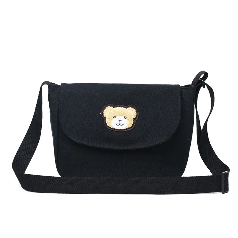 Women Canvas Shoulder Bag Little Bear Gilrs' Crossbody Bags With Zipper Ladies' Casual Shopping Bag Female Cute Messenger Bags
Women Canvas Shoulder Bag Little Bear Gilrs' Crossbody Bags With Zipper Ladies' Casual Shopping Bag Female Cute Messenger Bags