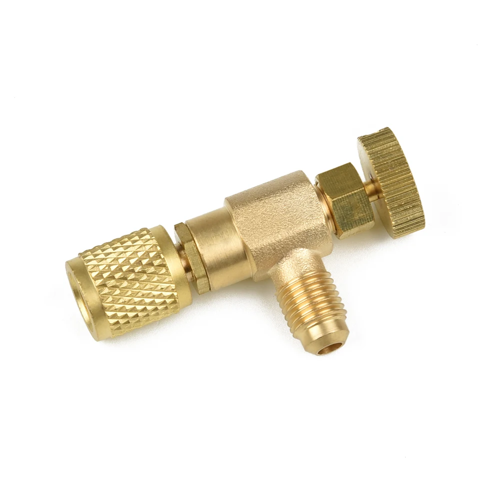 Wholesale R404 1/4R410 1/4-5/16 Copper Flow Control Valve For Refrigerant Charging Hose
Wholesale R404 1/4R410 1/4-5/16 Copper Flow Control Valve For Refrigerant Charging Hose