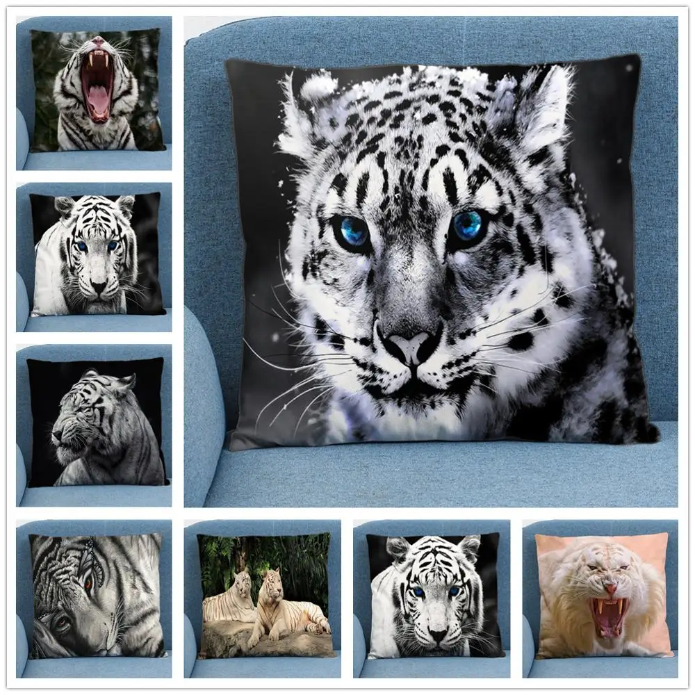 Wild animal white tiger Soft Short Plush Cushion Cover Pillow Case for Home Sofa Car Decor Pillowcase Wild animal 45X45CM
Wild animal white tiger Soft Short Plush Cushion Cover Pillow Case for Home Sofa Car Decor Pillowcase Wild animal 45X45CM