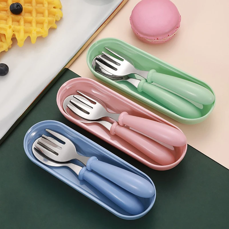 Baby Gadgets Tableware Set Children Utensil Stainless Steel Toddler Dinnerware Cutlery Cartoon Infant Food Feeding Spoon Fork
Baby Gadgets Tableware Set Children Utensil Stainless Steel Toddler Dinnerware Cutlery Cartoon Infant Food Feeding Spoon Fork