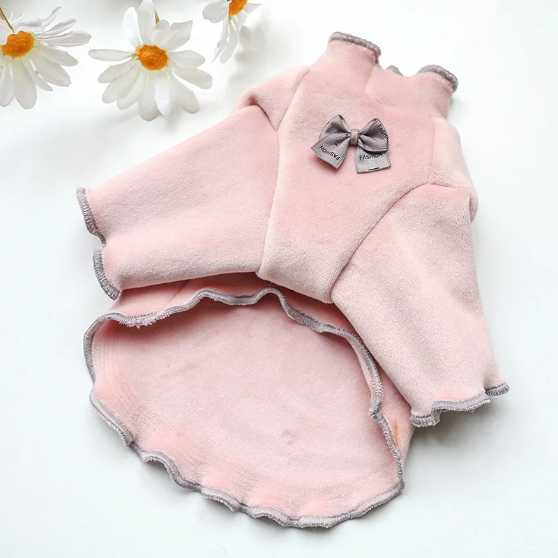 Dog Clothes Winter Clothes Pet Supplies Clothing Puppy Velvet Padded Bottoming Shirt Cat Spring and Autumn Small Dog Clothes
Dog Clothes Winter Clothes Pet Supplies Clothing Puppy Velvet Padded Bottoming Shirt Cat Spring and Autumn Small Dog Clothes