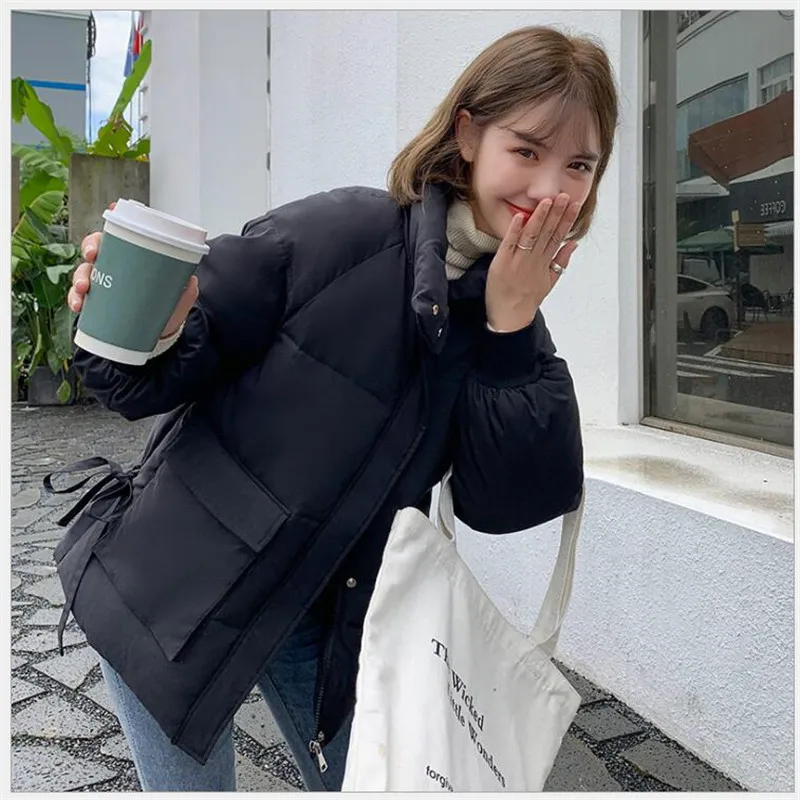 Fashion New Stand Collar Parka Women Winter Jacket loose Cotton padded Warm Thick Coat Casual Student Jackets short Parkas G752
Fashion New Stand Collar Parka Women Winter Jacket loose Cotton padded Warm Thick Coat Casual Student Jackets short Parkas G752