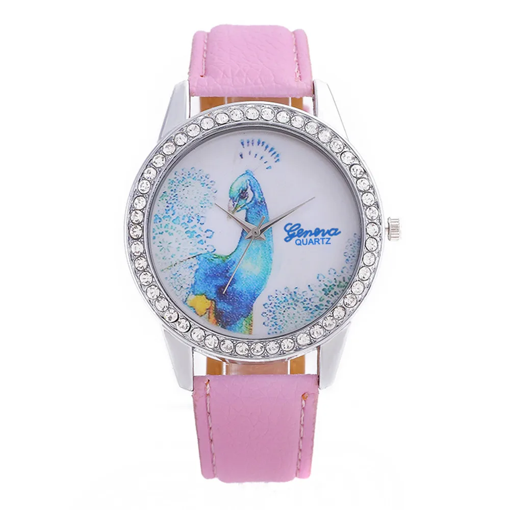 Relogio feminino женские часы повседневные кварцевые с кожаным ремешком аналоговые