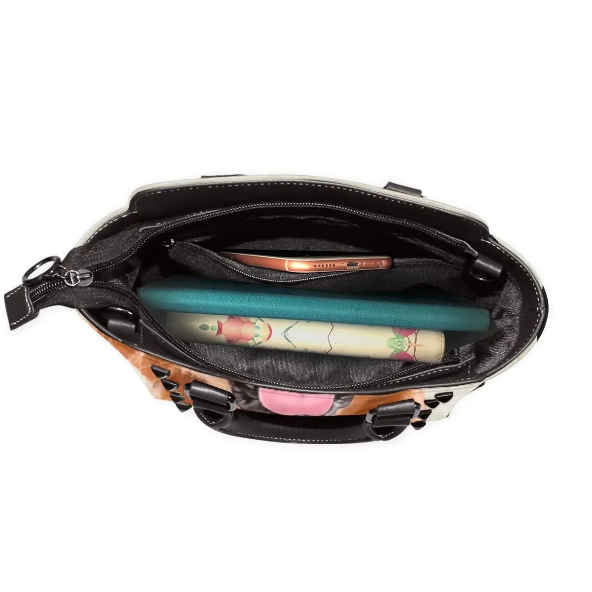 WHEREISART Fashion Female Party Bag 2021 New PU Leather Women's Designer Golden Retriever Handbag Leather Rivet Shoulder Bags
WHEREISART Fashion Female Party Bag 2021 New PU Leather Women's Designer Golden Retriever Handbag Leather Rivet Shoulder Bags