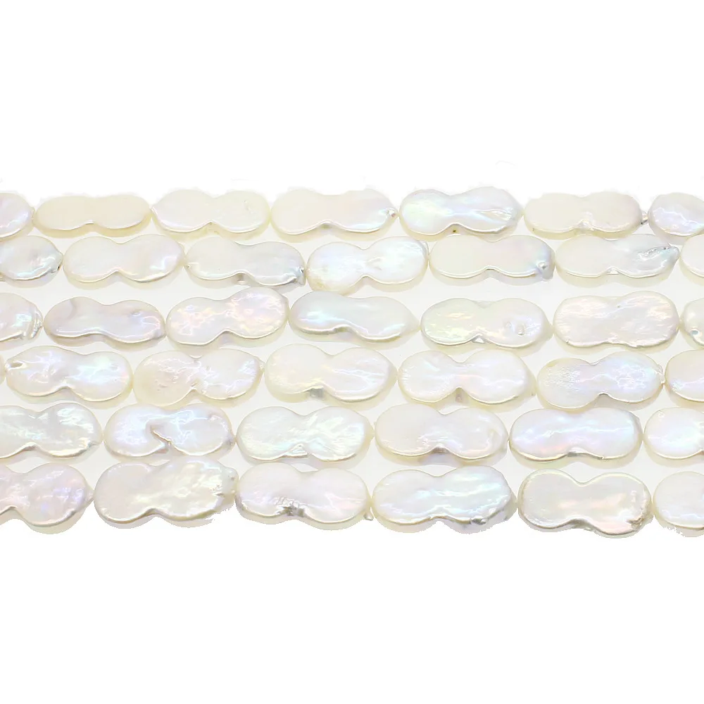 Natural Freshwater Pearl 10-11mm Gourd 8 Shape Loose Beads Bracelet Necklace Semi-finish Hand-made DIY Jewelry Make Accessories 
Natural Freshwater Pearl 10-11mm Gourd 8 Shape Loose Beads Bracelet Necklace Semi-finish Hand-made DIY Jewelry Make Accessories