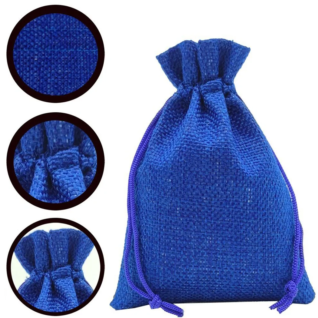 20pcs Blue Linen Jute Drawstring Pouch Cotton Mix Color Packages For Packaging Gift Wedding Party Christmas Candy Bags
20pcs Blue Linen Jute Drawstring Pouch Cotton Mix Color Packages For Packaging Gift Wedding Party Christmas Candy Bags