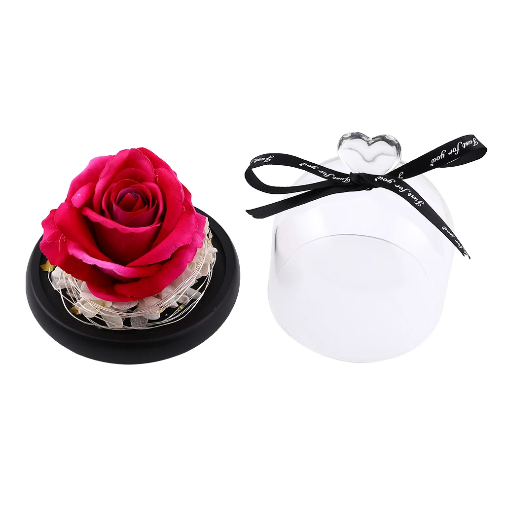 Preserved Rose In Flask LED Glass Dome Valentines Day Gift Christmas Present Real Rose Beauty and The Beast Mother's Day Gift
Preserved Rose In Flask LED Glass Dome Valentines Day Gift Christmas Present Real Rose Beauty and The Beast Mother's Day Gift