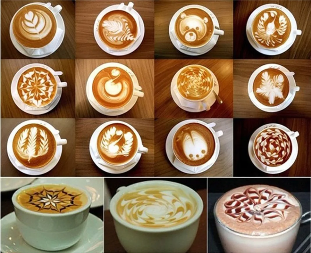 16PCS/LOT Fancy Coffee Printing Model, Thickened Coffee Milk Foam Spray Template,Plastic Flower Drawing Mold
16PCS/LOT Fancy Coffee Printing Model, Thickened Coffee Milk Foam Spray Template,Plastic Flower Drawing Mold