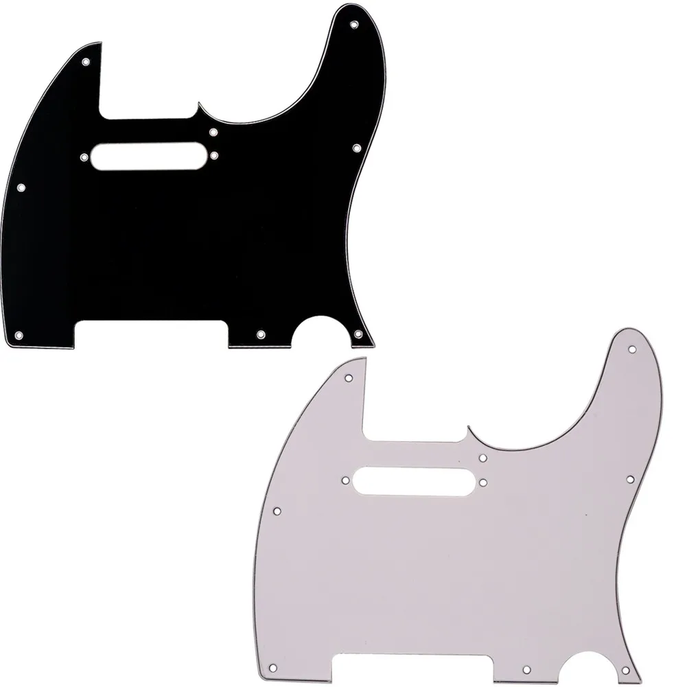 

3 Ply 8 Hole TL Guitar Pickguard Scratch Plate Durable Guitar Pickguard Scratch Plate & Screws For Tele Electric Guitars Style