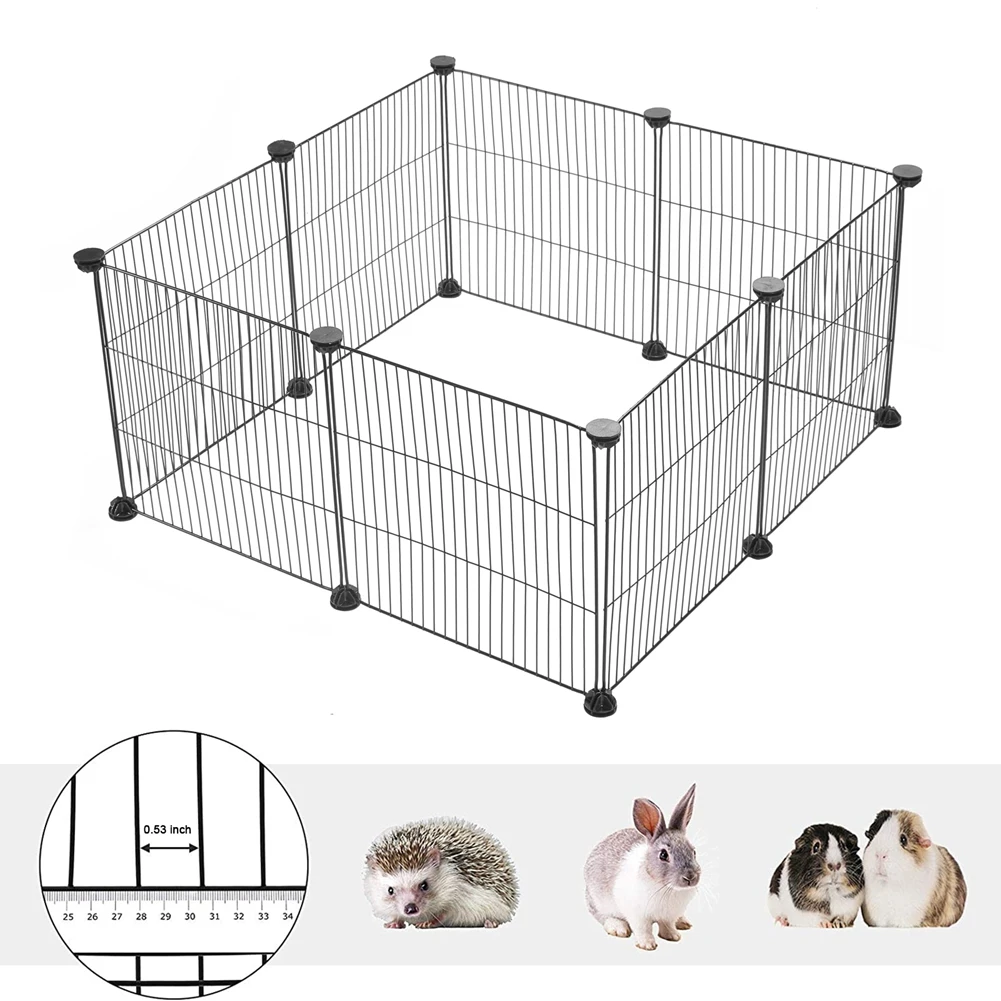 8PCS Iron Mesh Rabbit Cage Indoor Bunny Large Kennel Fence Running Play Pen Pet Playpen Cat Guinea Hamster Crate House Barrier
8PCS Iron Mesh Rabbit Cage Indoor Bunny Large Kennel Fence Running Play Pen Pet Playpen Cat Guinea Hamster Crate House Barrier