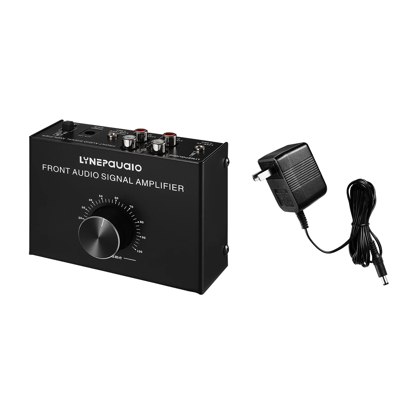 Electronic Audio Amplifier Compact Stereo Amp Preamplifier with RCA Input & Output Jacks 3.5mm Port Volume Control
Electronic Audio Amplifier Compact Stereo Amp Preamplifier with RCA Input & Output Jacks 3.5mm Port Volume Control