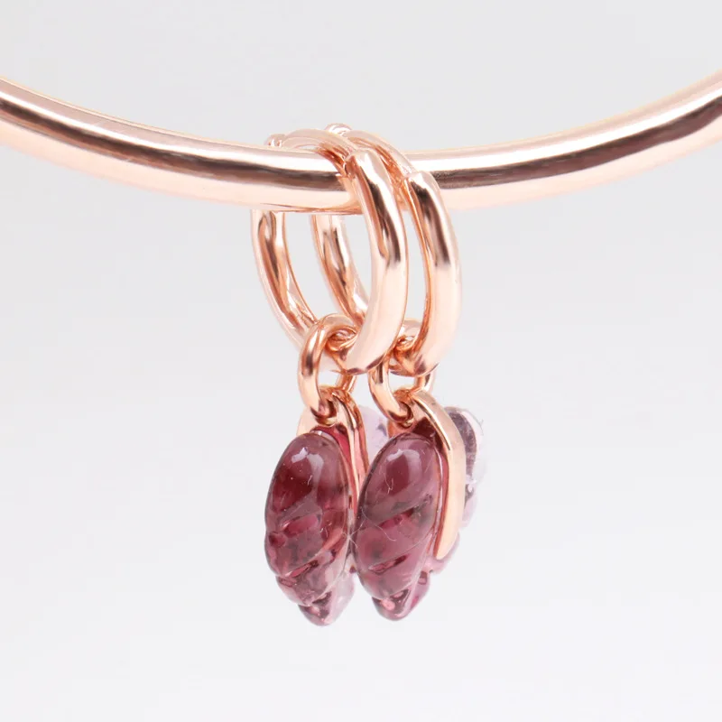 High Quality 925 Sterling Silver Rose Gold Glazed Fallen Leaf Earrings Are Suitable For Women's Wedding Gift Diy Jewelry
High Quality 925 Sterling Silver Rose Gold Glazed Fallen Leaf Earrings Are Suitable For Women's Wedding Gift Diy Jewelry