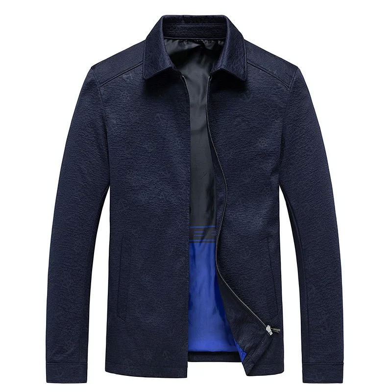 Spring and Autumn Casual Jacket 50 Middle-aged and Old Business Lapel Jacket Men's Solid Color Loose 60 Old Dad Clothes
Spring and Autumn Casual Jacket 50 Middle-aged and Old Business Lapel Jacket Men's Solid Color Loose 60 Old Dad Clothes