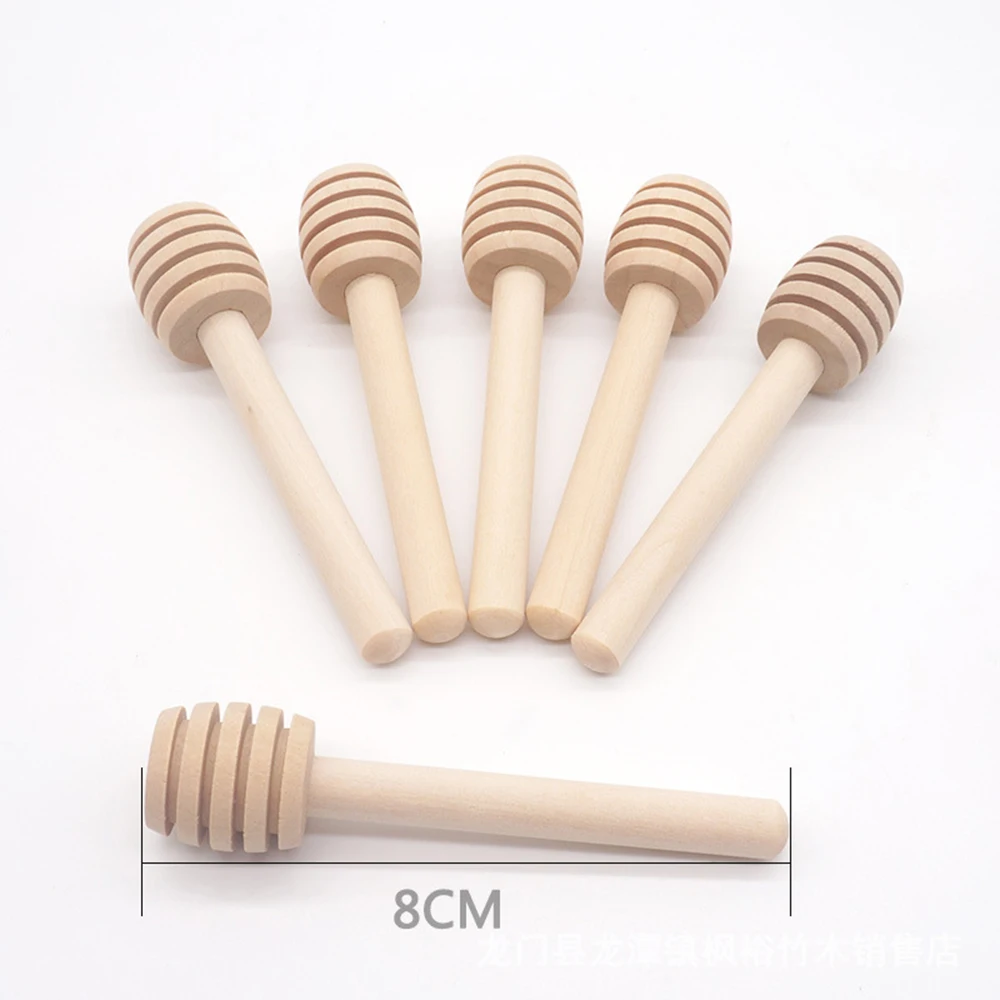 1pc 8cm Long Handle Wood Honey Stir Bar Practical Honey Mixing Stick Jar Spoon Supplies For Coffee Milk Tea Kitchen Tool 
1pc 8cm Long Handle Wood Honey Stir Bar Practical Honey Mixing Stick Jar Spoon Supplies For Coffee Milk Tea Kitchen Tool