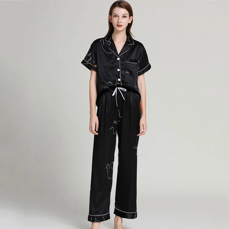 Pajamas Summer Nightwear For Women Suit Pajama Pajamas Silk Women Sleep Shorts 21-526
Pajamas Summer Nightwear For Women Suit Pajama Pajamas Silk Women Sleep Shorts 21-526