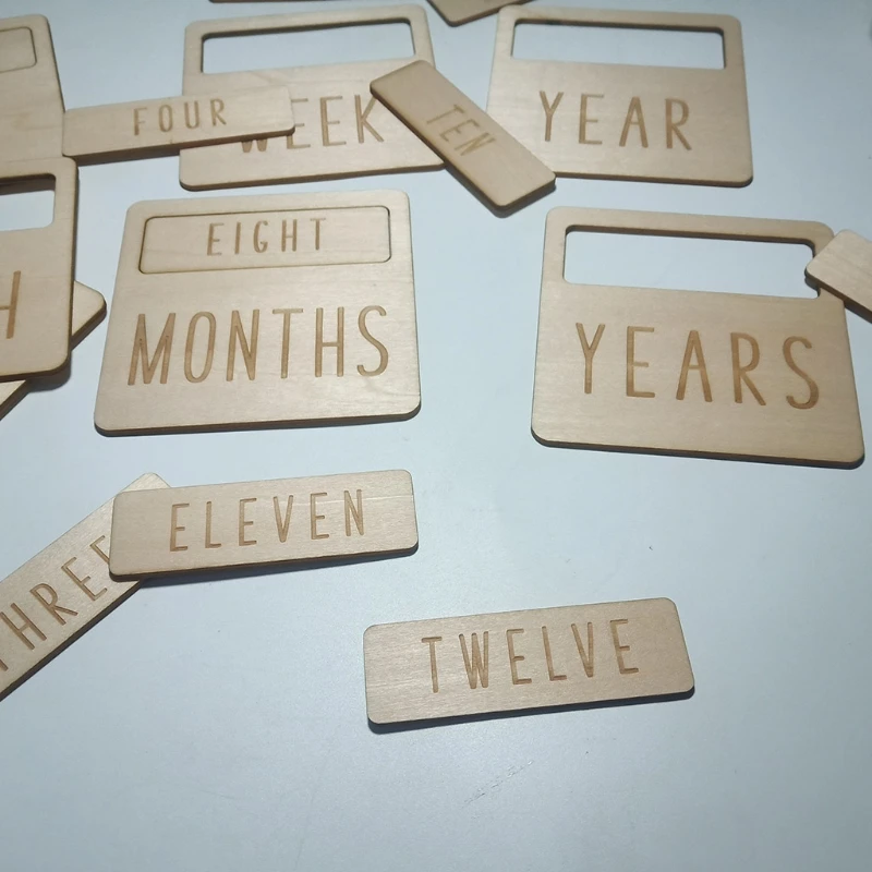 1 Set Newborn Milestone Blocks Wooden Commemorative Baby Birth Monthly Recording Cards Infant Photography Props
1 Set Newborn Milestone Blocks Wooden Commemorative Baby Birth Monthly Recording Cards Infant Photography Props