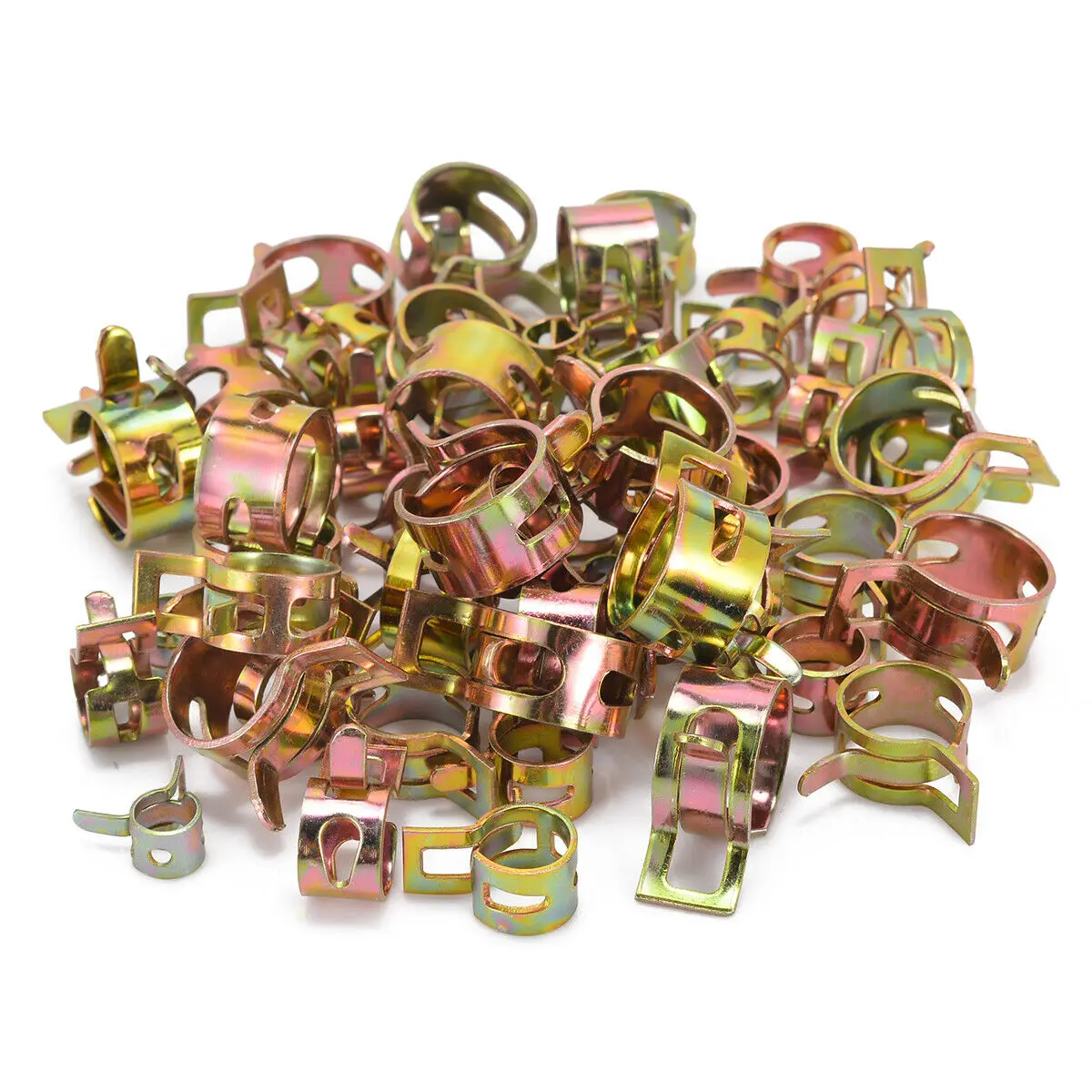 80Pcs Strong Spring Clip Hose Clamps For Holding Tight On Fuel/Vauum/Water Hose Clips Silicone Pipe Clamp Reusable Optional
80Pcs Strong Spring Clip Hose Clamps For Holding Tight On Fuel/Vauum/Water Hose Clips Silicone Pipe Clamp Reusable Optional