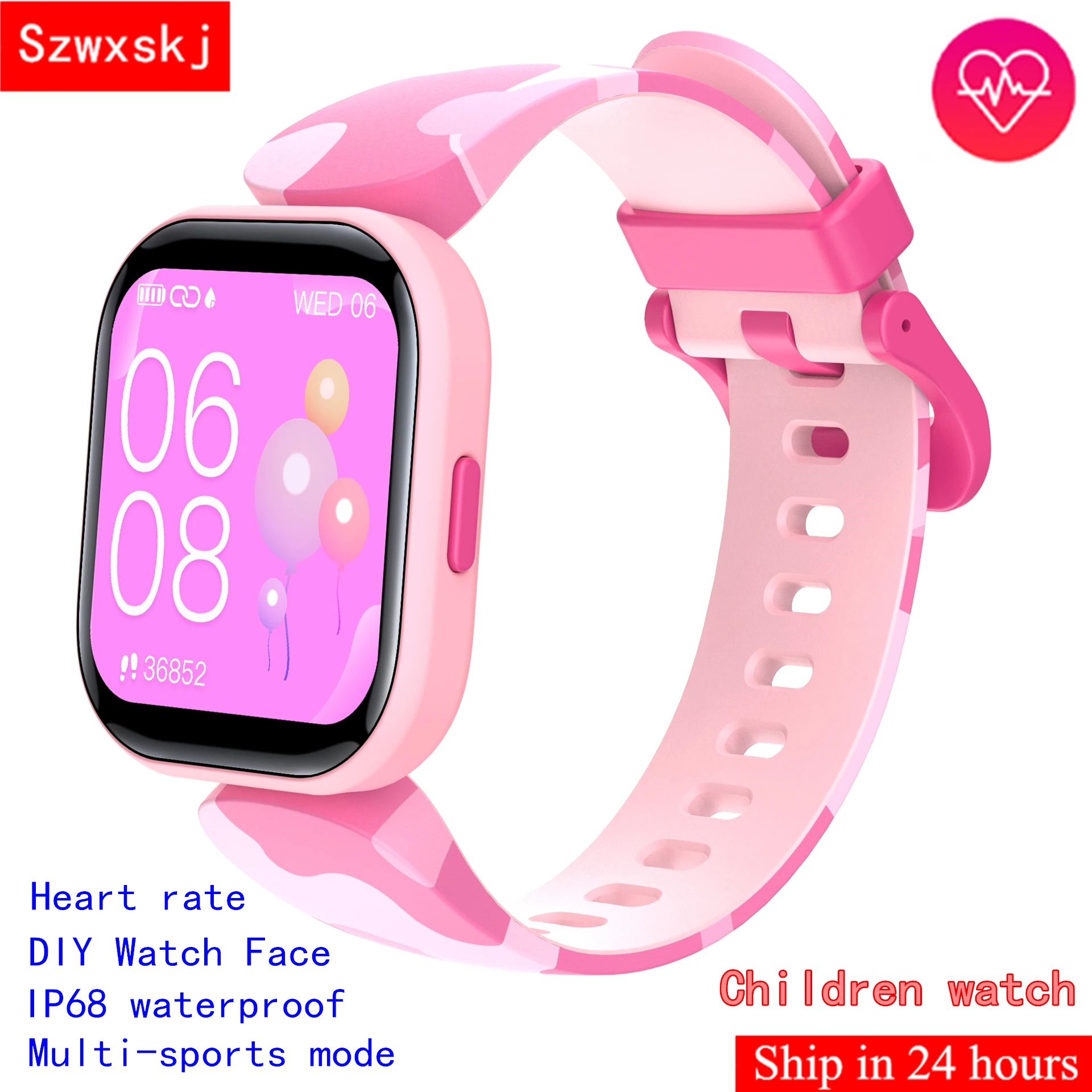 Smart Watch Kids IP68 Waterproof Heart Rate Tracker Remote Music Sleep Monitor Call Message Notification Children Swim Watch H99
Smart Watch Kids IP68 Waterproof Heart Rate Tracker Remote Music Sleep Monitor Call Message Notification Children Swim Watch H99