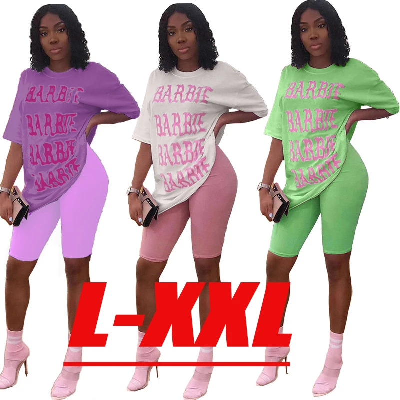 festival clothing 2 Piece Set Women Suits Outfits Oversized T Shirt and Biker Shorts Set Ladies Tracksuit Female Summer Sets
festival clothing 2 Piece Set Women Suits Outfits Oversized T Shirt and Biker Shorts Set Ladies Tracksuit Female Summer Sets