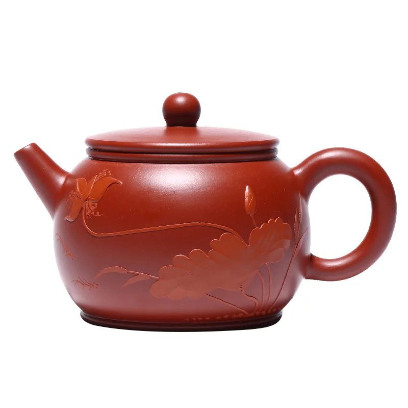 Yixing purple clay teapot master hand painted lotus Hanwa teapot raw ore Dahongpao tea set
Yixing purple clay teapot master hand painted lotus Hanwa teapot raw ore Dahongpao tea set