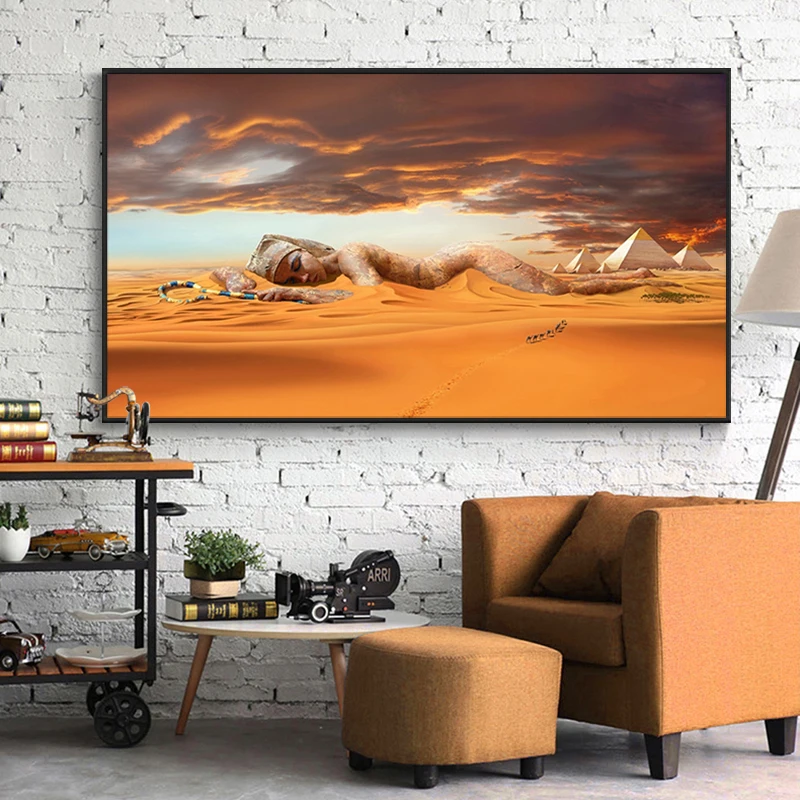 Egypt Pyramid Egypt Desert Oasis Abstract Nude Woman Oil Painting on Canvas Posters and Prints Wall Art Picture for Living Room
Egypt Pyramid Egypt Desert Oasis Abstract Nude Woman Oil Painting on Canvas Posters and Prints Wall Art Picture for Living Room