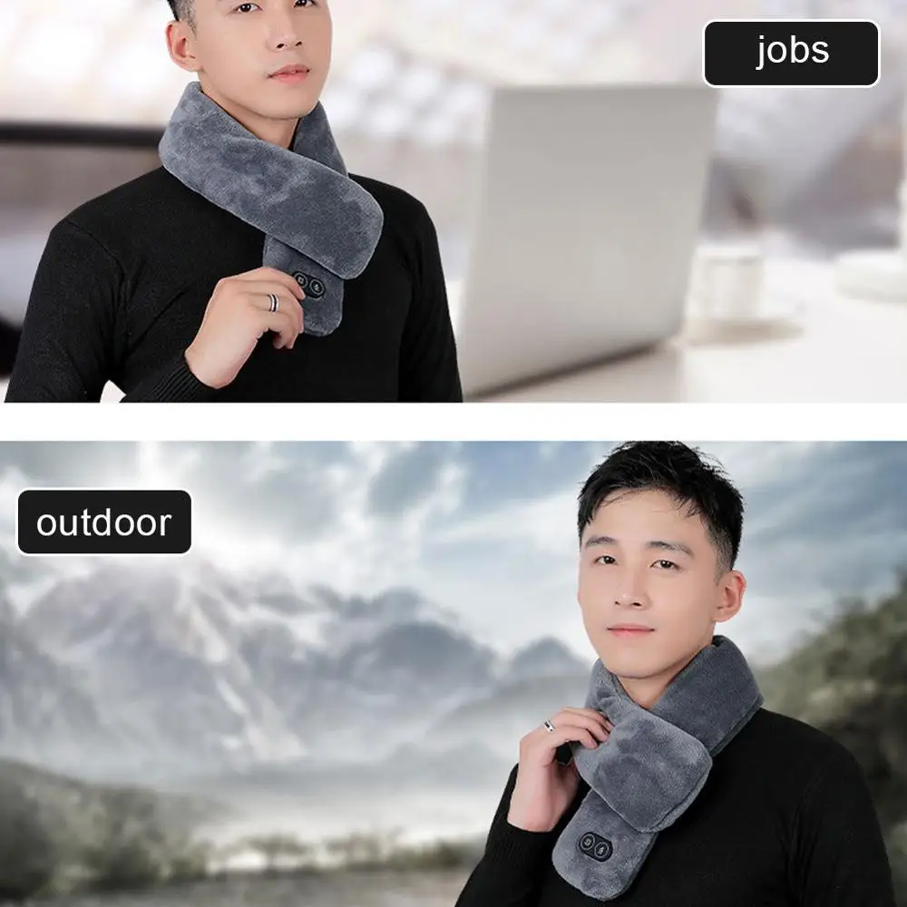 2021 New USB Heated Men Winter Scarf Shawl Foreign Trade Women Smart Heating Solid Color Vibration Massage Scarf Multiple Colors
2021 New USB Heated Men Winter Scarf Shawl Foreign Trade Women Smart Heating Solid Color Vibration Massage Scarf Multiple Colors