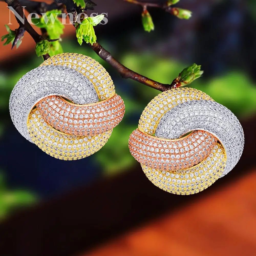 Newness Luxury Fashion AAA Cubic Zirconia Brilliant Earring Fashion Jewelry Engagement Party for Women pendientes mujer moda
Newness Luxury Fashion AAA Cubic Zirconia Brilliant Earring Fashion Jewelry Engagement Party for Women pendientes mujer moda