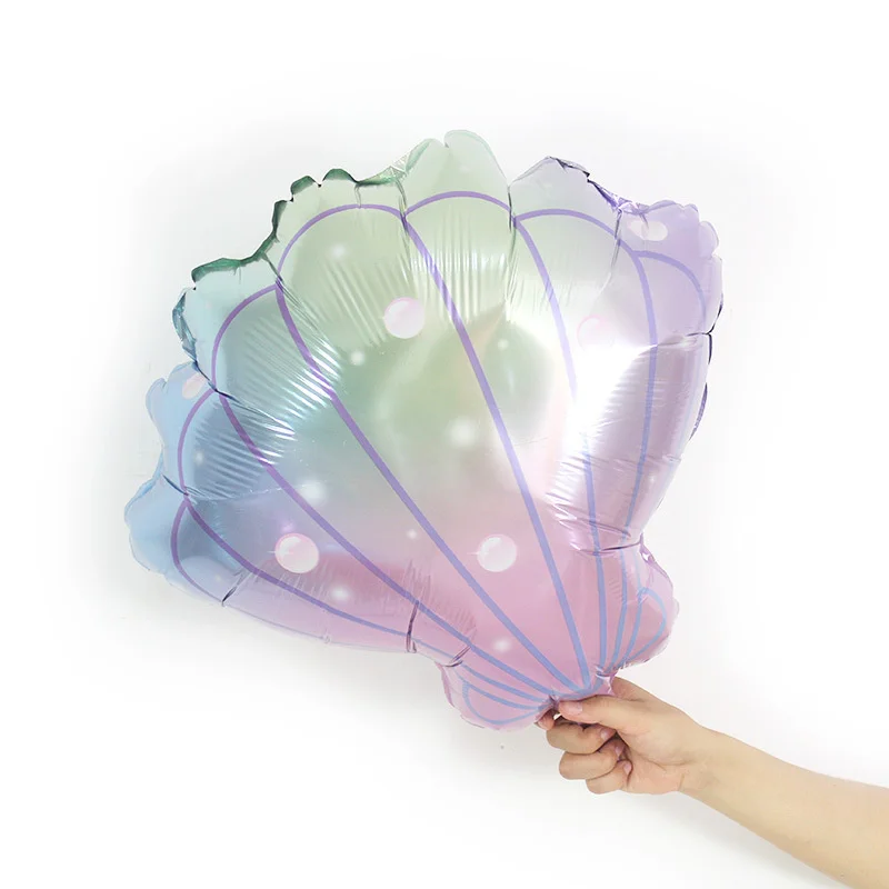 Mermaid shell balloon gradient color pearl shell baby shower marine theme wedding birthday party decoration balloon
Mermaid shell balloon gradient color pearl shell baby shower marine theme wedding birthday party decoration balloon