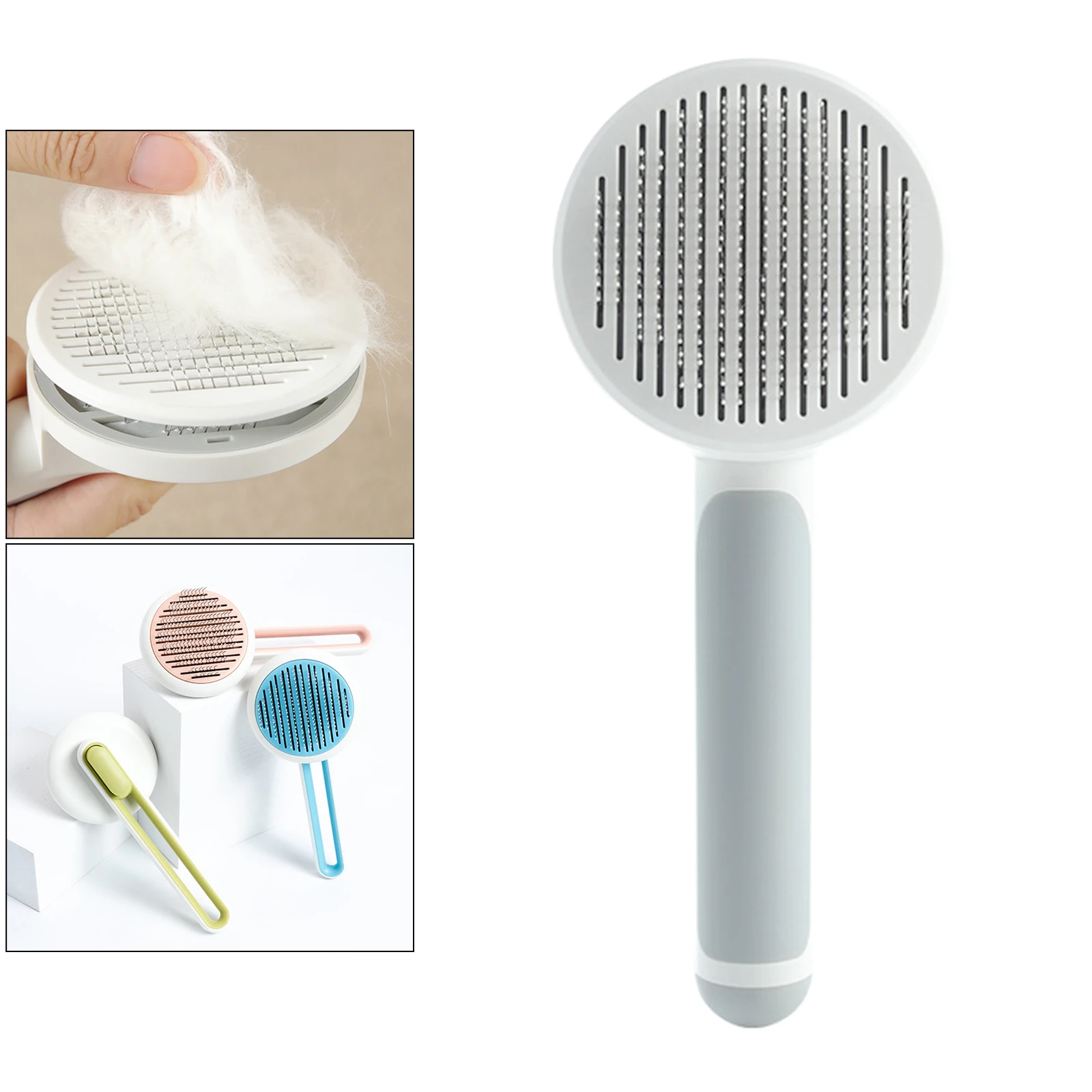 Щетка для стрижки домашних животных, стальная игла, расческа для ухода за щенками, удаляет запутывания 
Щетка для стрижки домашних животных, стальная игла, расческа для ухода за щенками, удаляет запутывания