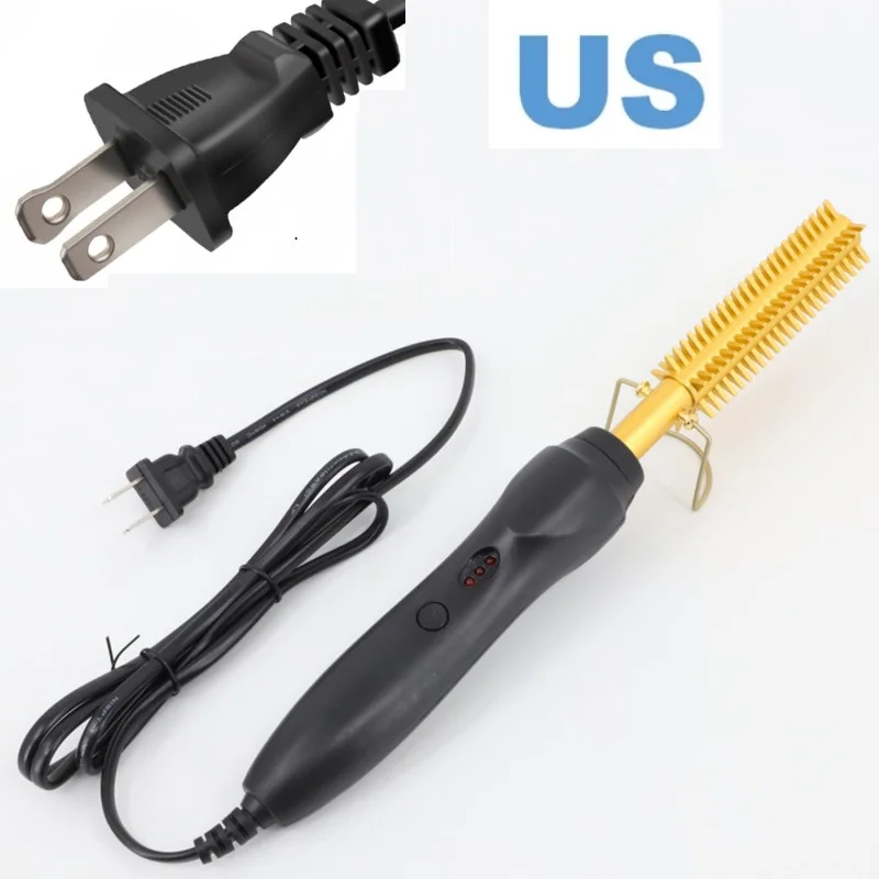 Electric Heating Comb Comb Hair Straightener, Curly and Straight 2 Into 1Portable Travel Anti-Scald Comb Triangle Comb Head
Electric Heating Comb Comb Hair Straightener, Curly and Straight 2 Into 1Portable Travel Anti-Scald Comb Triangle Comb Head