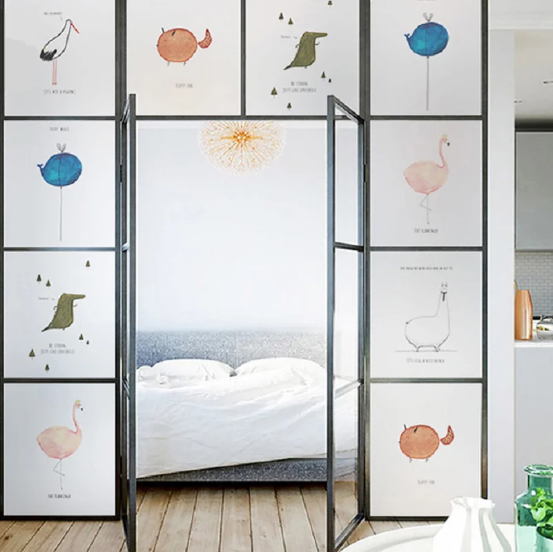 Custom Size Glass Sticker Static Cling Cartoon Animals Removable Private Decorative Foil For Home Office Restaurant 60cmx100cm
Custom Size Glass Sticker Static Cling Cartoon Animals Removable Private Decorative Foil For Home Office Restaurant 60cmx100cm