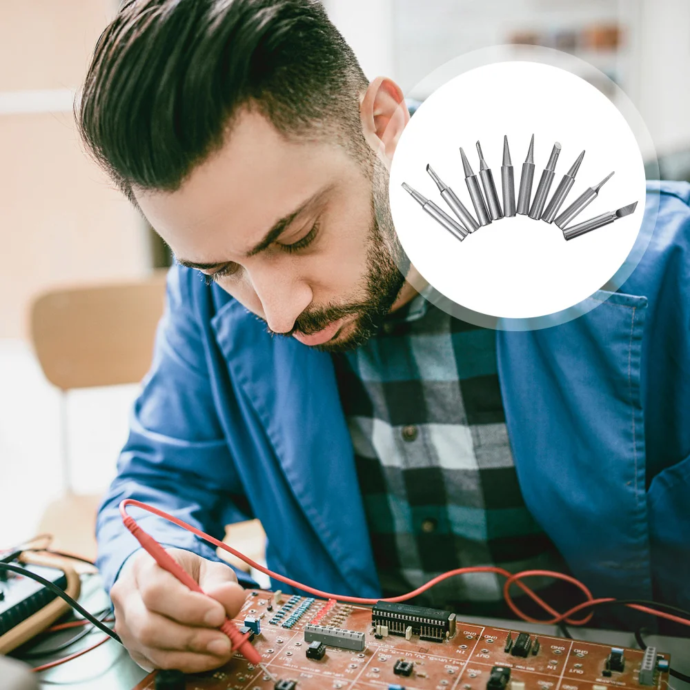 1 Set/10PCS Soldering Tip Multipurpose Copper Sturdy Welding Tip Replacement
1 Set/10PCS Soldering Tip Multipurpose Copper Sturdy Welding Tip Replacement