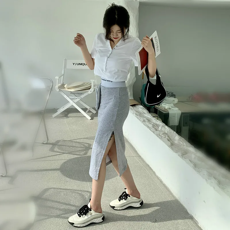 21ss A Wang Waist Big Pocket Elastic Skirt Slim Fit Hip Commuter A-type High Waist Long Skirt Ladies Split Skirt
21ss A Wang Waist Big Pocket Elastic Skirt Slim Fit Hip Commuter A-type High Waist Long Skirt Ladies Split Skirt
