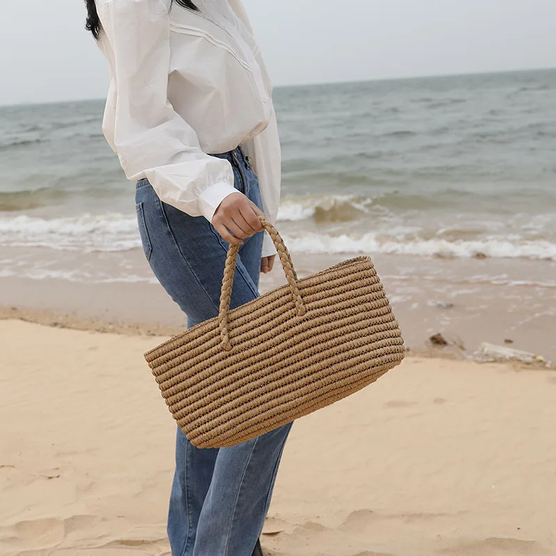 2021 new straw woven bag handmade straw bag woven bag portable vegetable basket female bag large-capacity seaside beach bag
2021 new straw woven bag handmade straw bag woven bag portable vegetable basket female bag large-capacity seaside beach bag