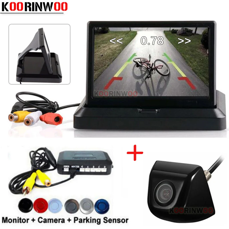 Koorinwoo Video Smart System For Cars Parking Sensor Wireless 22MM Adjustable Sound Monitor With Camera Rear view Parking Assist
Koorinwoo Video Smart System For Cars Parking Sensor Wireless 22MM Adjustable Sound Monitor With Camera Rear view Parking Assist