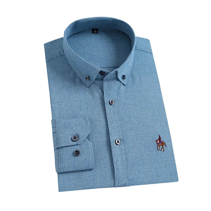 New 2021 Men Bamboo Fiber Shirt High Quality Long Sleeved Solid Male Formal Shirts Brand Clothing Casual Shirt for Man 
New 2021 Men Bamboo Fiber Shirt High Quality Long Sleeved Solid Male Formal Shirts Brand Clothing Casual Shirt for Man