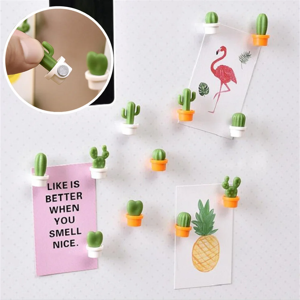 6Pcs/Set Fridge Magnet Cute Succulent Plant Magnet Button Refrigerator Magnets Cactus Refrigerator Message Sticker Home Decor
6Pcs/Set Fridge Magnet Cute Succulent Plant Magnet Button Refrigerator Magnets Cactus Refrigerator Message Sticker Home Decor