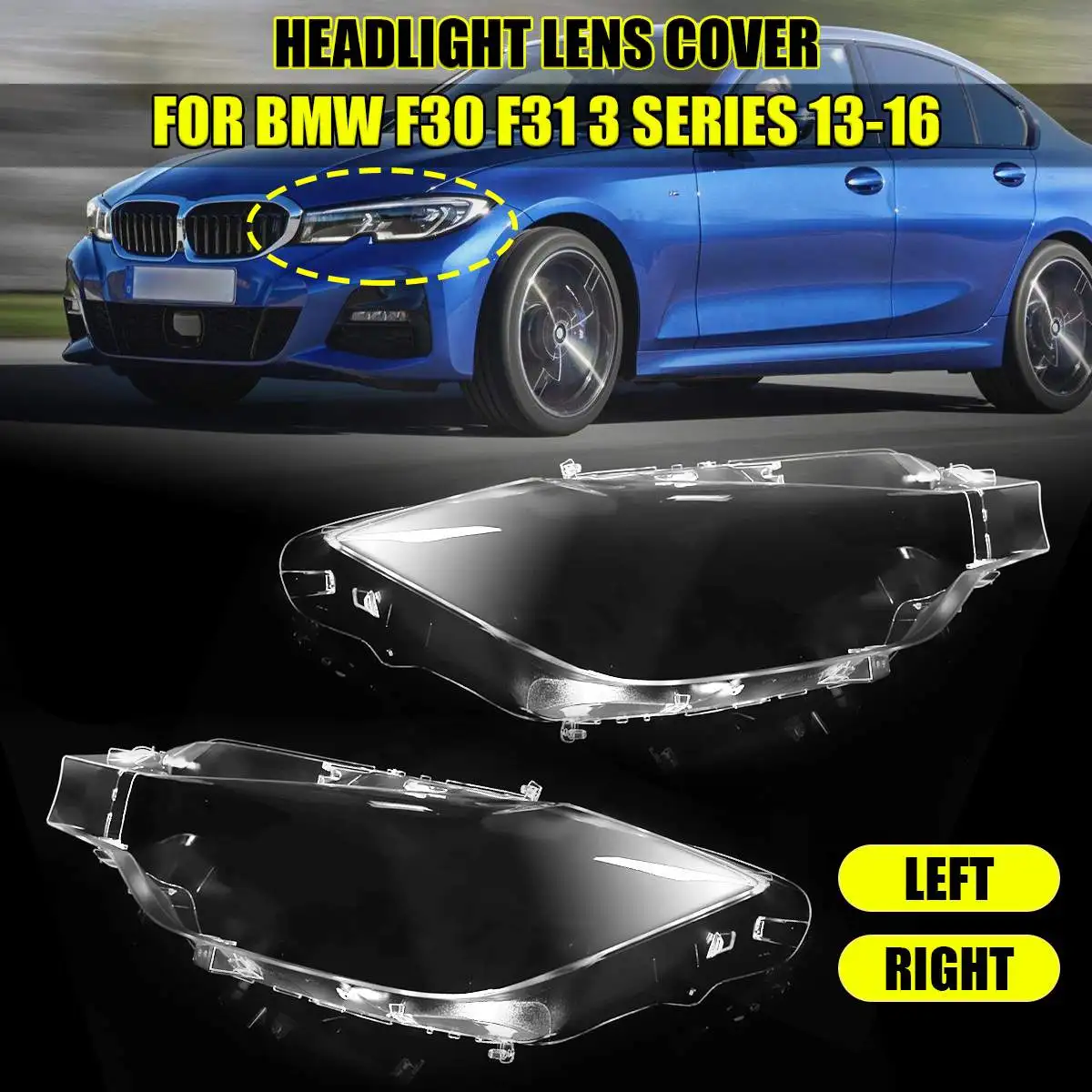 Car Front Left Headlight Headlamp Lens Light Cover For BMW F30 F31 3 series Coupe Convertible 2013 2014 2015 Left Right
Car Front Left Headlight Headlamp Lens Light Cover For BMW F30 F31 3 series Coupe Convertible 2013 2014 2015 Left Right