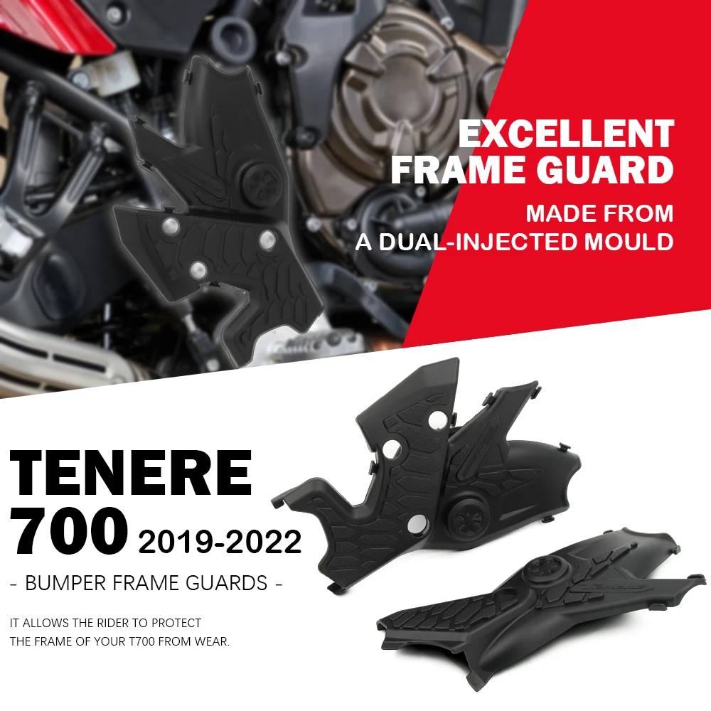 Motorcycle Bumper Frame Guards for Yamaha Tenere T 700 T7 XTZ 2019-2022 ABS Plastic 1 Pair Protection Covers Scratch Resistant
Motorcycle Bumper Frame Guards for Yamaha Tenere T 700 T7 XTZ 2019-2022 ABS Plastic 1 Pair Protection Covers Scratch Resistant