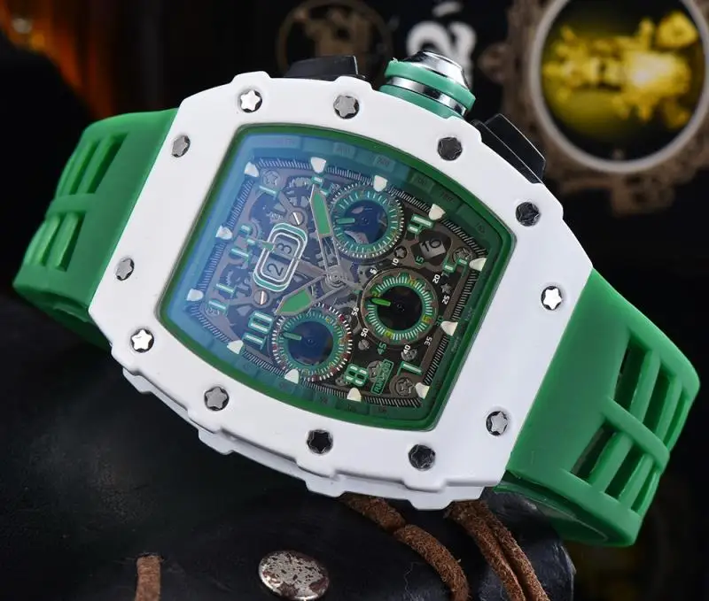 Top Brand Luxury Quartz Watches Stainless Steel Case 6 Pin Seconds Rubber Band Wristwatch Male Clock
Top Brand Luxury Quartz Watches Stainless Steel Case 6 Pin Seconds Rubber Band Wristwatch Male Clock