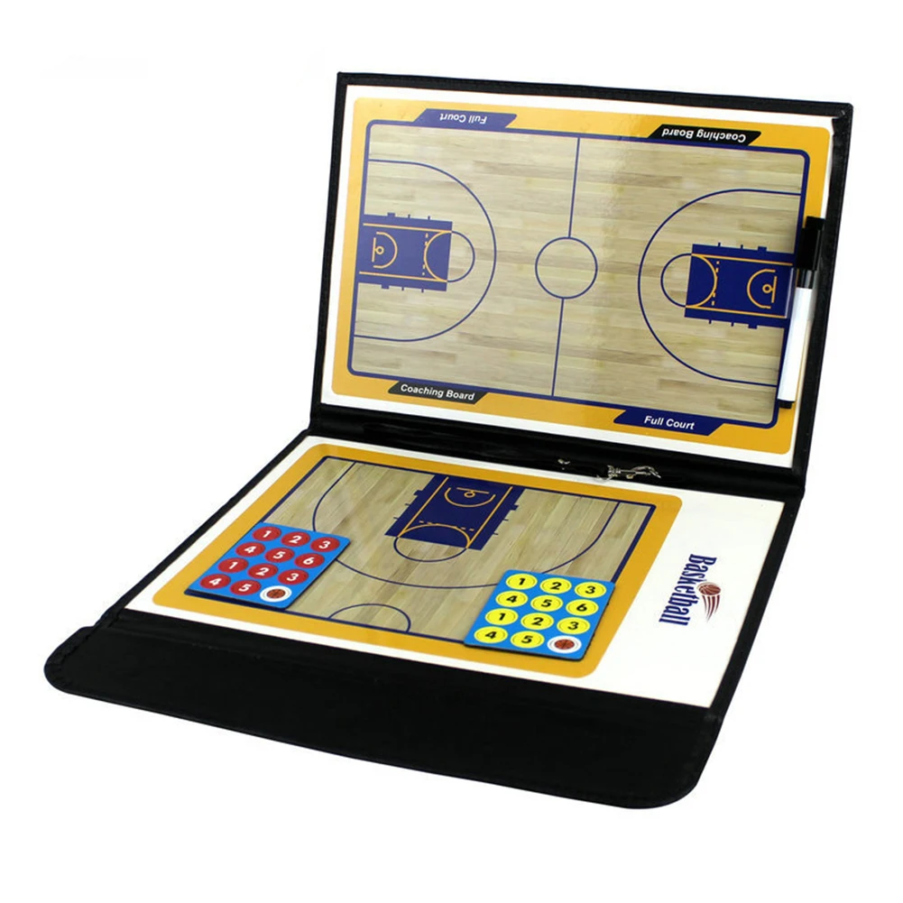 Professional Basketball Coaching Board Double-sided Coaches Clipboard Dry Erase w/marker Basketball Tactical Board
Professional Basketball Coaching Board Double-sided Coaches Clipboard Dry Erase w/marker Basketball Tactical Board