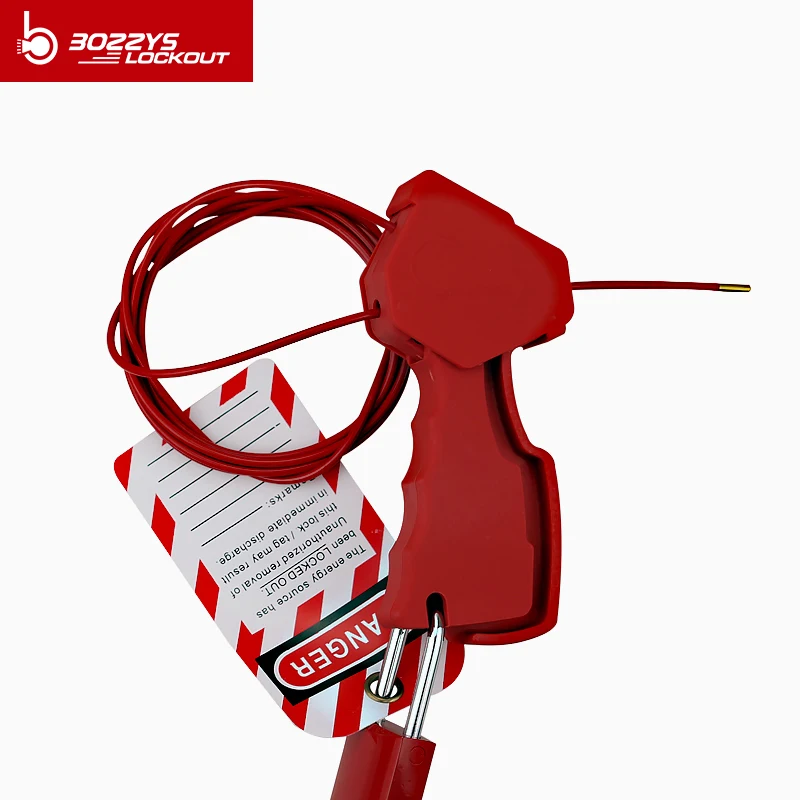 Multi function grip type rope lock Steel cable lock Stainless steel insulated cable lock Valve lockout Safety locks BD-L01 loto
Multi function grip type rope lock Steel cable lock Stainless steel insulated cable lock Valve lockout Safety locks BD-L01 loto