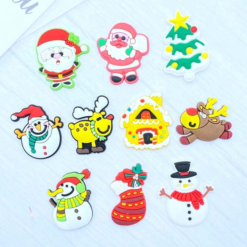 20 шт. милые рождественские серии ПВХ гибкий клей с плоской задней стороной DIY искусственное украшение для телефона канцелярские принадлежн... 
20 шт. милые рождественские серии ПВХ гибкий клей с плоской задней стороной DIY искусственное украшение для телефона канцелярские принадлежн...