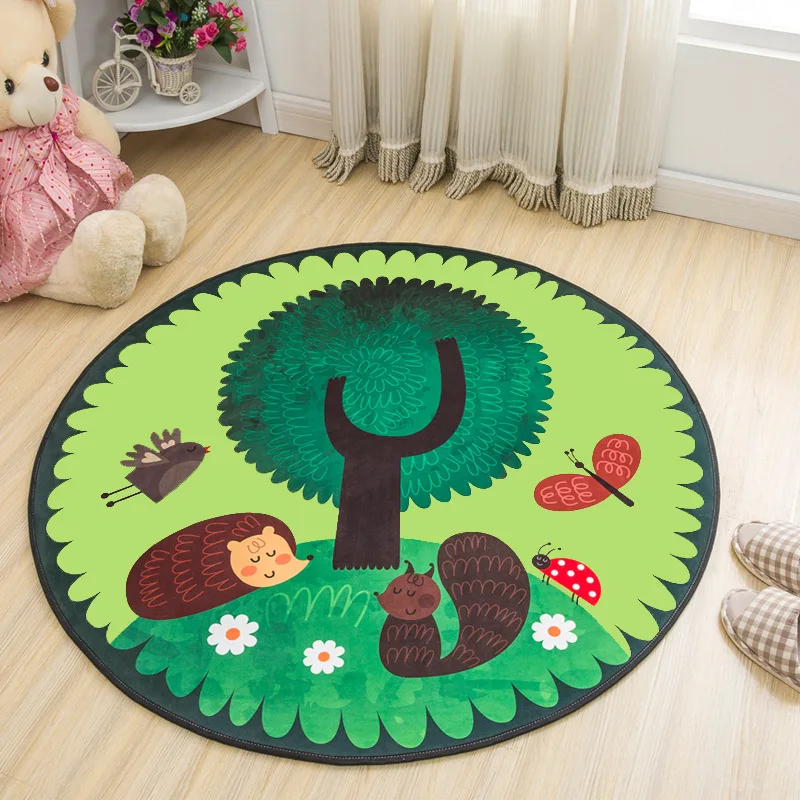 Cute cartoon animal children's bedroom living room short water crystal velvet round hanging basket mat carpet
Cute cartoon animal children's bedroom living room short water crystal velvet round hanging basket mat carpet