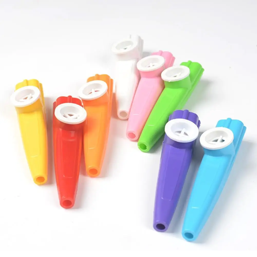 Новый пластиковый детский музыкальный инструмент Kazoo вечерние ударные