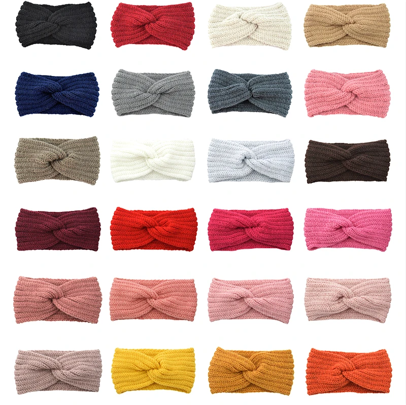 36Color Knitted Knot Cross Headband for Women Autumn Winter Girls Hair Accessories Headwear Elastic Hair Band Hair Accessories
36Color Knitted Knot Cross Headband for Women Autumn Winter Girls Hair Accessories Headwear Elastic Hair Band Hair Accessories
