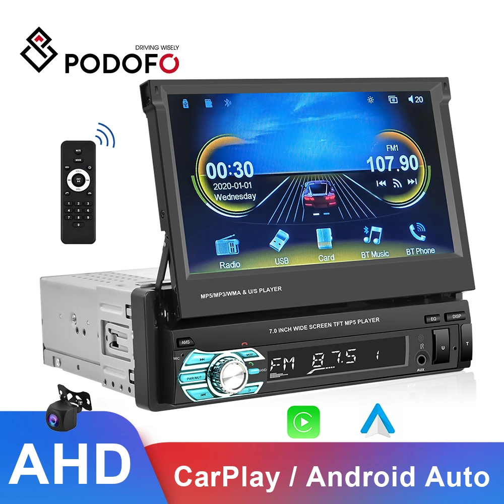 PODOFO 2 Din автомобильное радио Apple Carplay Android авто стерео приемник сенсорный экран MP5 мультимедийный плеер сенсорный экран AHD Авторадио
PODOFO 2 Din автомобильное радио Apple Carplay Android авто стерео приемник сенсорный экран MP5 мультимедийный плеер сенсорный экран AHD Авторадио