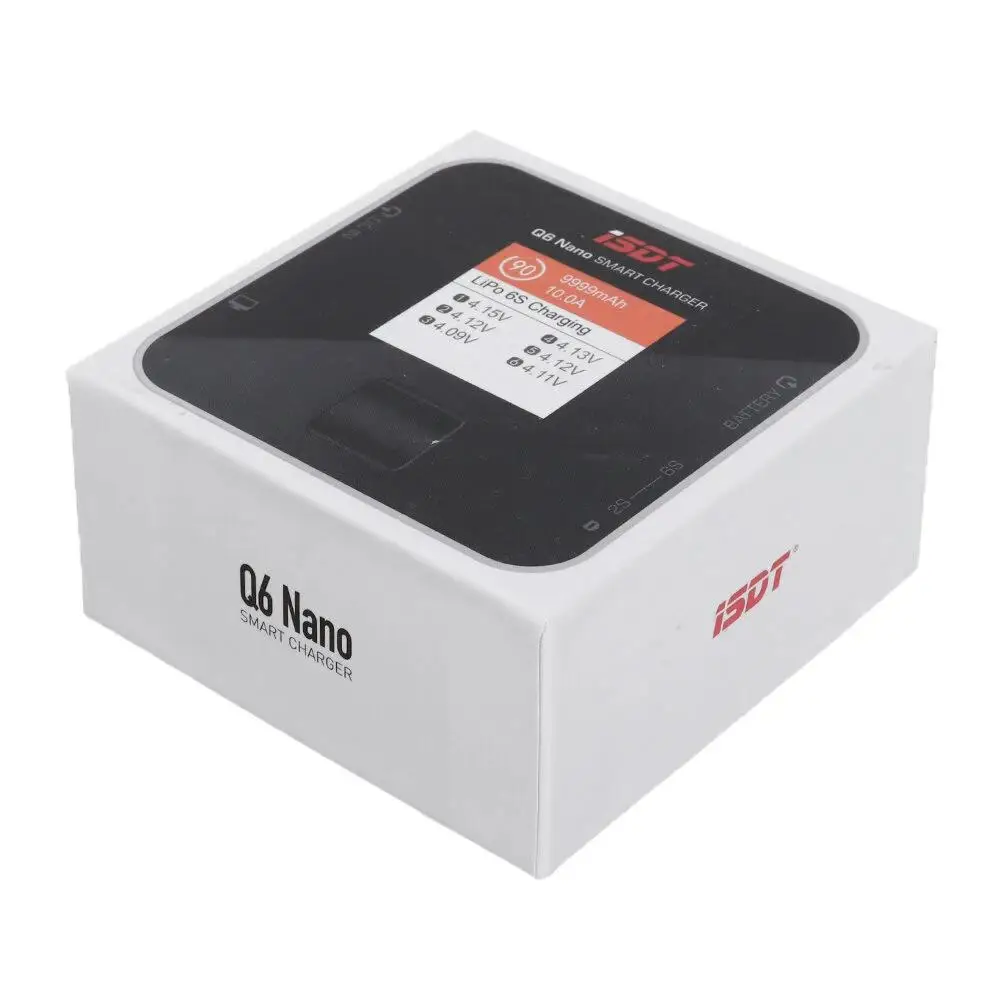 HobbyLane Q6 BattGo 200W 8A Colorful Pocket Battery Balance Charger for 1-6S Lipo Battery-White
HobbyLane Q6 BattGo 200W 8A Colorful Pocket Battery Balance Charger for 1-6S Lipo Battery-White