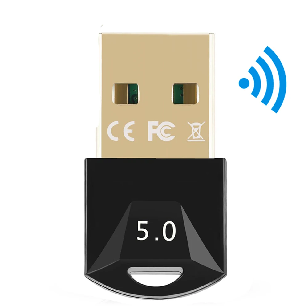 

Wireless Transmission Bluetooth-Compatible 5.0 USB Adapter Receiver For Laptops Headsets Speakers Mice Keyboards Printers